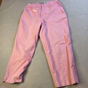 FDJ French Dressing Pink Easy Fit Cropped Pants Size 4 Cotton Blend 652063R